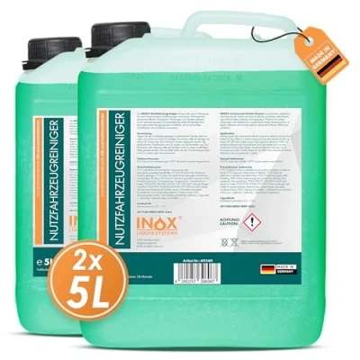 Abbildung von INOX® IX 3000 Nutzfahrzeugreiniger, 2 x 5L Aktivreiniger für Planen, LKW und KFZ