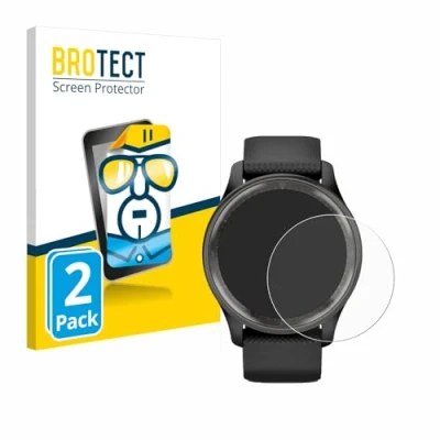 Abbildung von BROTECT (2 Stück Schutzfolie für Garmin Vivomove Trend Displayschutz Folie Ultra Klar