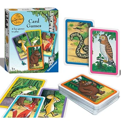 Abbildung von Der GRÜFFELO Spiel Kartenspiel 4 in 1 Spiele Grüffelo Ravensburger Spiel,