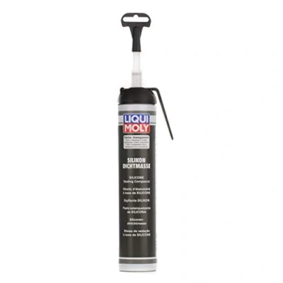 Abbildung von LIQUI MOLY Silikondichtmasse transparent 200 ml Karosserieschutz Dichtstoff Unterbodenschutz Art. Nr.: 6184, farblos