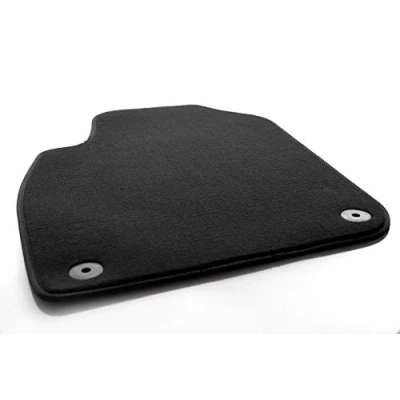 Abbildung von kh Teile Fußmatte Velours für A6 S6 RS6 C5 4B Premium Matte Autoteppich, Schwarz, Fahrermatte