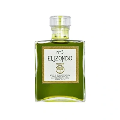 Abbildung von Elizondo Nº3 Natives Olivenöl Extra Picual Flasche 200ml mit Etui