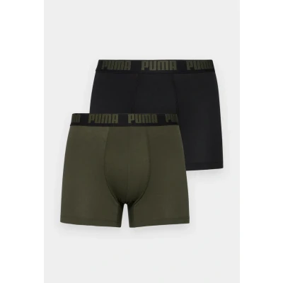 Abbildung von Puma MEN Everyday Basic 2 PACK Panties, Herren, Größe: Small, Forest night tonal