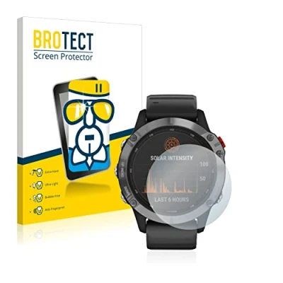 Abbildung von BROTECT Schutzglas für Garmin Fenix 6 Solar Schutzfolie Panzer Folie Glas [Extrem Kratzfest 9H, Anti Fingerprint, Ultra Transparent]