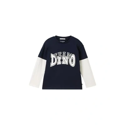 Abbildung von TOM Tailor Oversized 2IN1 MIT Langarmshirt für Kinder, Größe: 128/134, Sky captain blue