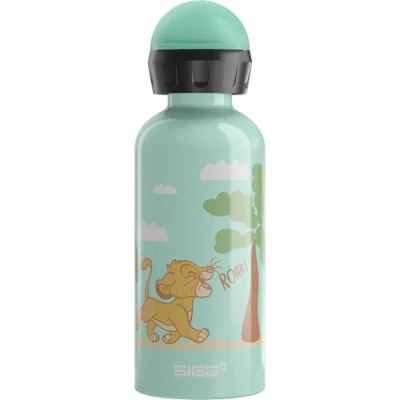 Abbildung von SIGG Alu Trinkflasche Kinder KBT Simba Roar Auslaufsicher Federleicht BPA frei Klimaneutral Zertifiziert Blau 0,4L