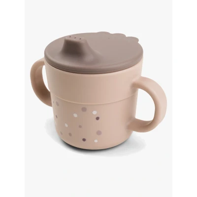 Abbildung von Done By Deer Foodie Schnabeltasse Happy Dots, Powder