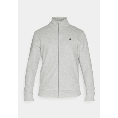 Abbildung von Jack &amp; Jones Jjepaulos ZIP Sweatjacke, Herren, Größe: XS, Light grey melange