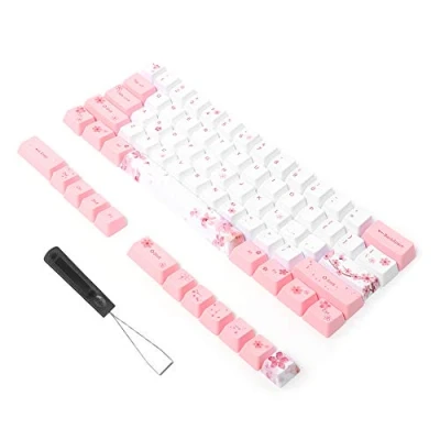 Abbildung von Dpofirs 73 Universelle Tastenkappen mit niedlichem Muster für mechanische Computertastatur, PBT Custom Design Sublimation Keycaps Kit Gaming Tastatur, Freunde(6064