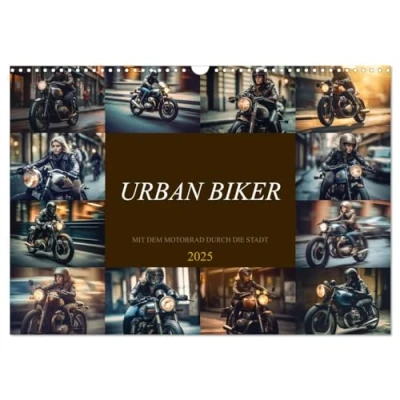 Abbildung von Urban Biker (Wandkalender 2025 DIN A3 quer), CALVENDO Monatskalender