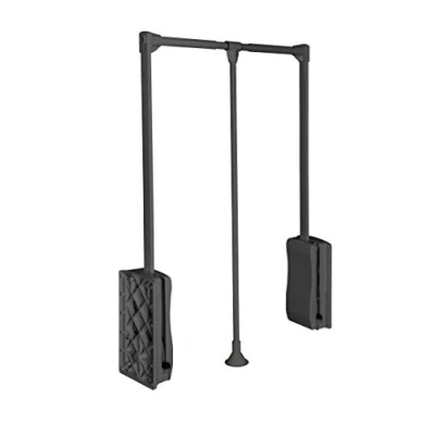 Abbildung von GTV Stromabnehmer mit Öllift 875mm 1200mm Kleiderlift Öldruckfeder Schrankbreite grau 100% stahl