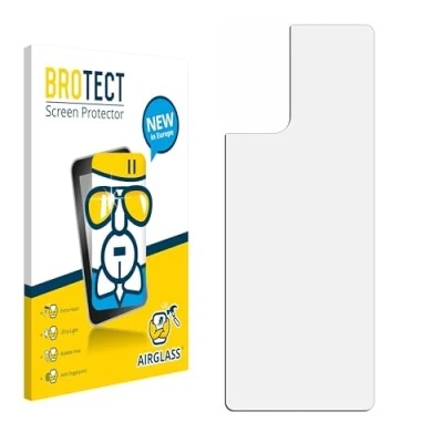 Abbildung von BROTECT Schutzglas für Xiaomi Redmi Note 10 Pro/Max (Rückseite) Schutzfolie Panzer Folie Glas [Extrem Kratzfest 9H, Anti Fingerprint,