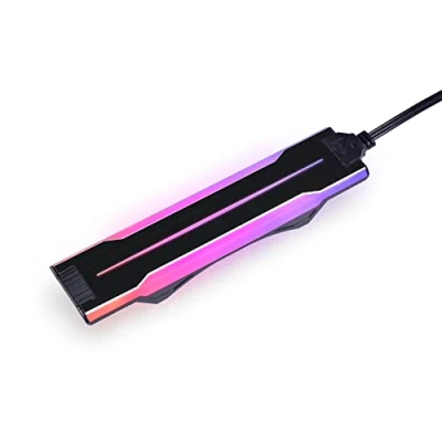 Abbildung von Lian Li UNI FAN P28 ARGB Seitenschiene, adressierbare RGB Beleuchtung, LED Streifen für 120mm Lüfter, Dreierpack, Schwarz