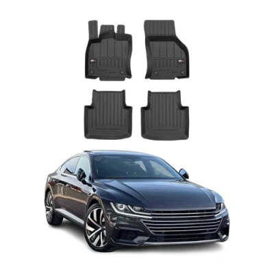 Abbildung von OMAC Gummi Fußmatten kompatibel mit VW Arteon 2017 2024 Premium TPE Automatten