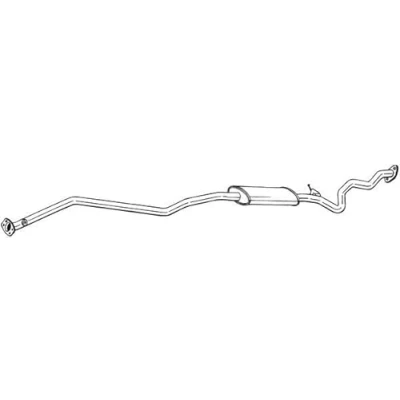 Abbildung von BOSAL 293 011 Mittelschalldämpfer BMW: 3 Limousine, Touring