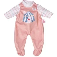 Abbildung von BABY born Strampelanzug mit Langen Ärmeln und Zirkus Motiv für 36cm Puppen, 838808 Zapf Creation
