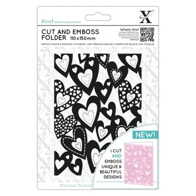 Abbildung von Cut &amp; Emboss Folder Multi Hearts