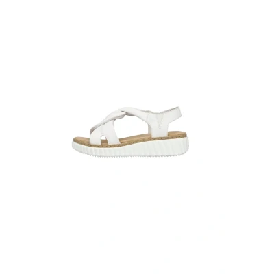Abbildung von Rieker Plateausandalette, Damen, Größe: 42, Weiss Schuhe