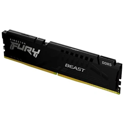Abbildung von Kingston FURY Beast Schwarz XMP DDR5 64GB 5600MT/s CL40 DIMM Desktop Speicher (Kit mit 4) KF556C40BBK4 64
