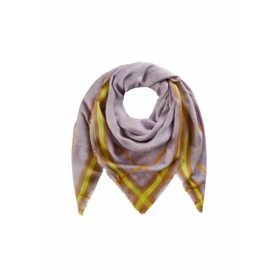 Abbildung von Codello MIT Monogramm Muster Tuch, Damen, Größe: One Size, Lila