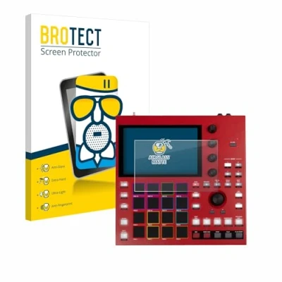Abbildung von BROTECT Entspiegelungs Schutzglas für Akai MPC One+ Schutz Folie Panzerfolie Glas Matt [Extrem Kratzfest 9H, Anti Reflex, Fingerprint]