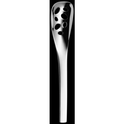 Abbildung von WMF Nuova Servierlöffel perforiert 16 cm, Olivenlöffel, Kappernlöffel, Cromargan Edelstahl poliert, spülmaschinengeeignet