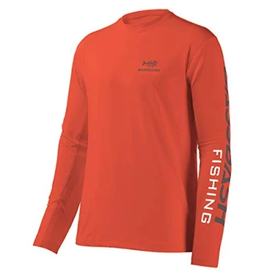 Abbildung von Bassdash Angeln T Shirt Fishing Langarm Wasser UPF 50+ Rashguard Angelbekleidung UV Sonnenschutz