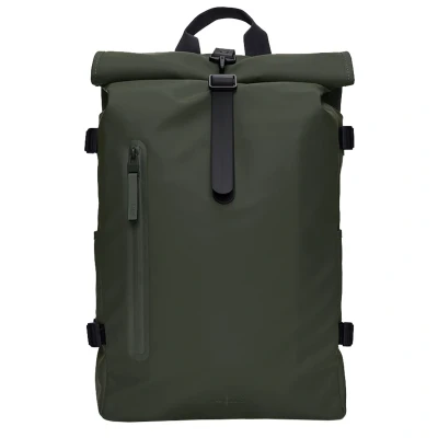 Abbildung von Rains Rolltop Large Unisex Tagesrucksack, Größe: One Size, Green
