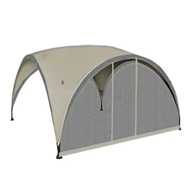 Abbildung von Bo Garden Seitenwand Mosq.mesh + Tür für Party Shelter M, Schwarz, 426x233x1 cm