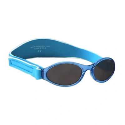 Abbildung von KIDZBANZ Kindersonnenbrille LIGHT BLUE Adventure KB008 Unisex Kinder Babybekleidung Sonnenbrillen, Gr. (2 5 Jahre), Trkis