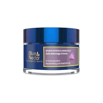 Abbildung von Blue Nectar Ayurvedic Anti Aging Cream For Women Collagen Boost And Deep Moisturizer Face Naturally Skin Firming (14 Herbs, 50G)