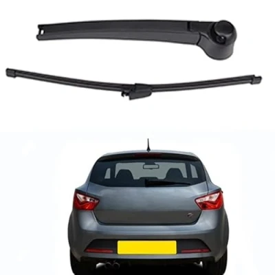 Abbildung von ZELLYA Wischerarm Hinten Scheibenwischer Wischer Set, für SEAT Ibiza Sport Coupe SC 2012 2017 Scheibenwischerarm Blatt Austausch Kunststoff Schwarz