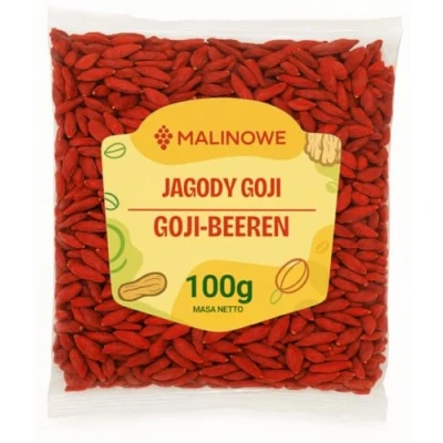 Abbildung von Malinowe Goji Beeren 100g Getrocknete