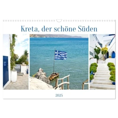 Abbildung von Kreta, der schöne Süden (Wandkalender 2025 DIN A3 quer), CALVENDO Monatskalender
