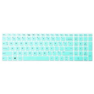 Abbildung von sourcing map Tastaturschutz Silikon Tastatur Abdeckungen Staubschutz Türkis Desktop Laptop Computer Schutzfolie Wasserdicht Und Staubdicht für HP Pavilion 15