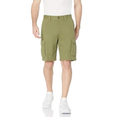 Abbildung von Amazon Essentials Herren Cargo Shorts mit klassischer Schnitt (erhältlich in Big &amp; Tall), Helles Olivgrün, 40W