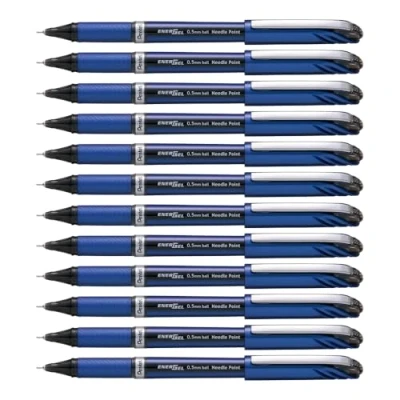 Abbildung von Pentel BLN25 Energel Plus Liquid Gel Roller, 0.25 mm, schwarz