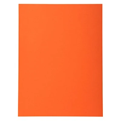 Abbildung von Exacompta 420207E 50er Pack Aktendeckel Forever® 170 g/m2 Aus Recycling Karton für DIN A4 Blauer Engel ideal die lose Blatt Ablage orange Sammelmappe Dokumentenmappe