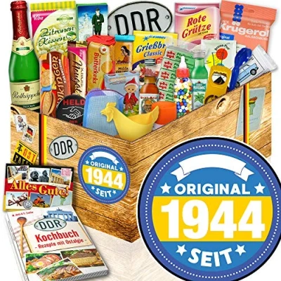 Abbildung von Original seit 1944 ++ geschenk 80. Mann zum Geburtstag Geschenkbox DDR Waren