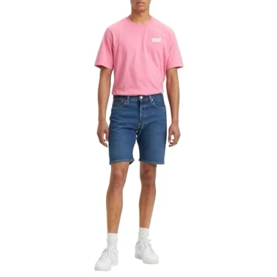 Abbildung von Levi&#039;s Herren 501® Original Shorts Denim Shorts,Bleu Eyes Break Short,32W