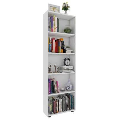 Abbildung von VCM Standregal Holz Büro Regal Bücher Ordner Aktenregal Bulas 5f, 1 tlg.