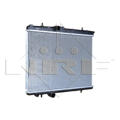 Abbildung von NRF EASY FIT 58301 Kühler, Motorkühlung Aluminium 563 379 27 mit Anbauteilen Kühlrippen gelötet PEUGEOT: 206 Schrägheck, SW