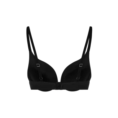 Abbildung von Hunkemöller Vorgeformter Push up Bügel BH aus Baumwolle Schwarz