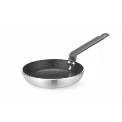 Abbildung von HENDI Bratpfanne, geeignet für alle Herdarten und den Einsatz in Öfen, Marmor Antihaftbeschichtung, Pfanne, ø360x(H)50mm, Aluminium