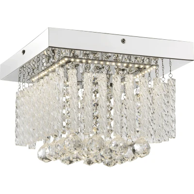 Abbildung von Lighting MATHILDA Deckenleuchte Metall verchromt, LED