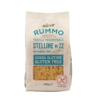 Abbildung von 20x Rummo Pasta Stelline n. 22 senza Glutine, gluten free, 100% italienische nudeln glutenfrei 400g + Italian Gourmet polpa