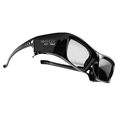 Abbildung von Hi SHOCK 3D Brille 7G Black Diamond DLP Pro, kompatibel mit Beamer von Acer, BenQ, Viewsonic, Optoma, LG