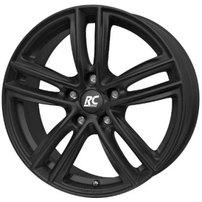 Abbildung von RC Design 5 loch 17Zoll 112mm Alufelge RC27 schwarz matt lackiert 0620071815 Felge