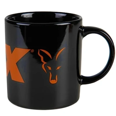 Abbildung von Fox Black and Orange Logo Ceramic Mug Tasse, Angeltasse, Kaffeetasse, Getränketasse, Becher