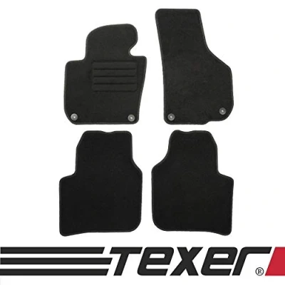 Abbildung von CARMAT TEXER Textil Fußmatten Passend für Skoda Superb II Bj. 2008 2015 Basic